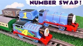 Number Swap Toy Train Story with Thomas and Gordon