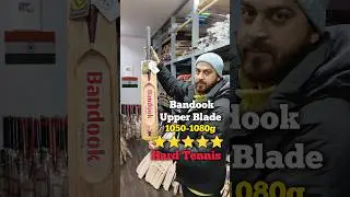 Bandook Upper Blade | 1050&ndash;1080g Custom Bat | Odisha Order | Best Hard Tennis Bat for Hitting