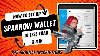 HOW TO SET UP SPARROW WALLET (FOR ORDINAL INSCRIPTIONS ON BITCOIN)