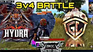 @GodLike vs Team @Hydra 3v4 || Plank Was Awesome 😱😱 || Nade prade by Both Teams🤯