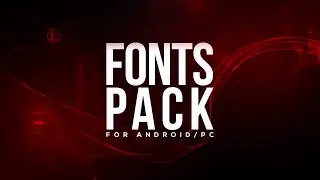 Font Pack For Android || Pc || Pixellab Font Pack Free To Use || Haaz graphics
