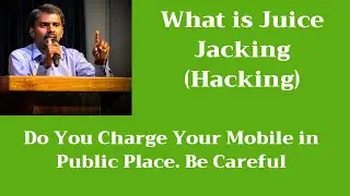 What is Juice Jacking | #Mobile | #Malware |M Milton Joe