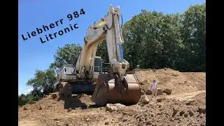 Liebherr 984 Litronic im Einsatz