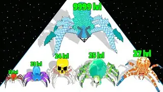 Spider Evolution Run - New Update Level Up Gameplay (Insect Evolution)