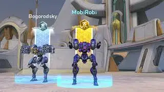 Fight in full | Mimicker with EM Rifle 16 dominates on Champions' Forge | Mech Arena #mecharena