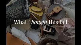 [WEEKLY VBLOG] - Chủ đề mua sắm : WHAT I BOUGHT THIS FALL