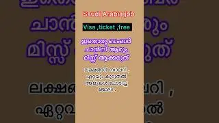 Saudi Arabia job ! Visa ticket free ✈️✈️✈️