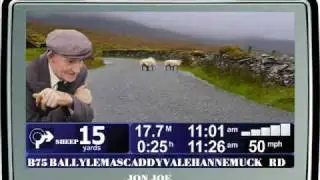 FUNNY IRISH SAT NAV 