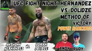 UFC Fight Night: Hernandez vs Dolidze &ndash; Method of Victory Breakdown + 5% Best Bet