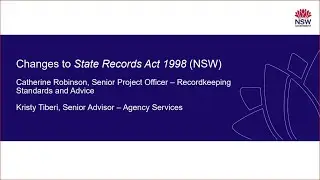 Changes to the State Records Act 1998 (NSW)
