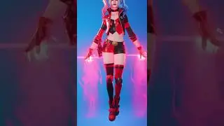 Rebirth Harley Quinn (DC Series) Outfit/ Psychic Energy Manipulation (Marvel) Emote-Fortnite #shorts