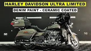 Harley Davidson Ultra Limited - Denim Paint CERAMIC Coated