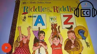 🗨️ Riddles, Riddles from 🍎  A to Z 🦓 | a Read Aloud Little Golden Book with English CC Emojis