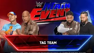 FULL MATCH - JOHN CENA & THE ROCK VS JEY USO & JIMMY USO