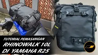 Pemasangan Tail Bag Rhinowalk 10L di Yamaha R25