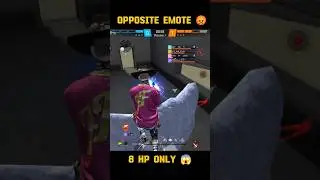 FREE FIRE GRANDMASTER SQUAD EMOTE😡 1VS4 8HP TAMIL 😨😱 #shorts #fftamil #vtgmaster #freefiretamil