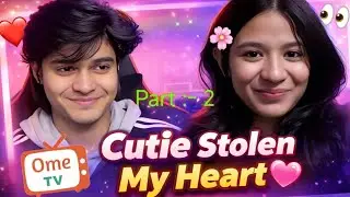 Met Cutest Girl 💖✨️ On Omegle || Stolen My Heart || Ome Tv Video || Pt.2 #omegle #ometv #love #cute 