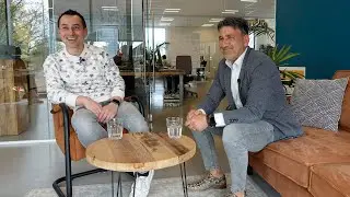 Marvin Oude Avenhuis en Hafid Azhimi van TeamCreative voor Port of Twente