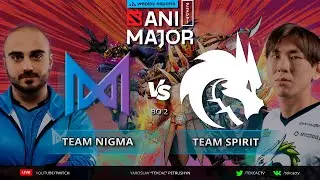 🔴Team Nigma vs Team Spirit | WePlay AniMajor [cast Tekcac]