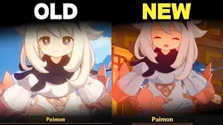 Waking up to the OLD vs NEW Paimon Voice