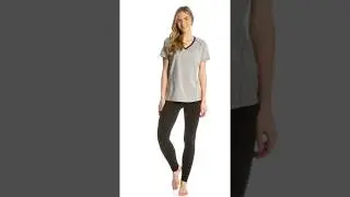 Arena Women's Team Line Short Sleeve V Neck T Shirt | SwimOutlet.com