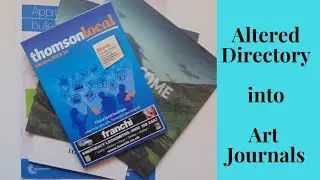 Altered Directory Art Journals - My 31 Art Studio Essentials