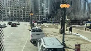 U.S.A. ; Chicago, IL, Big Bus Tours Red Route Day (Video ONLY) [2022/02/28(Mon)] part 3