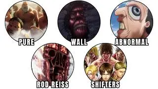 Every Type of TITAN in Attack on Titan Explained in 8 Minutes
