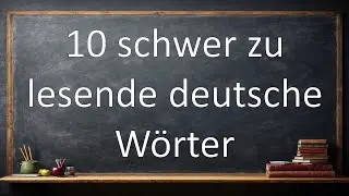 10 schwer zu lesende deutsche W&ouml;rter, die oft falsch ausgesprochen werden 🇩🇪😵&zwj;💫🗣️
