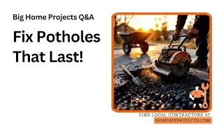 Hot Mix Interlock Technique For DIY Pothole Longevity