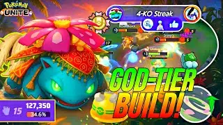 COUNTER EVERY POKEMON WITH THIS INSANELY BROKEN GOD-TIER META BUILD OF VENUSAUR! 💀🔥 | Pokemon Unite
