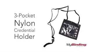 3-Pocket Nylon Credential Holder