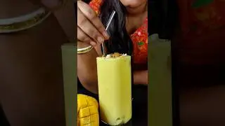 Mango Lassi ASMR 🥭🥤 #shorts #asmr #lassi #mango