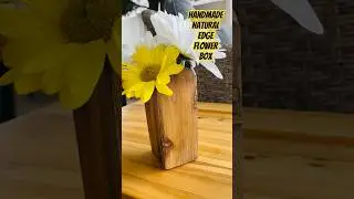 Rustic driftwood flower vase #rusticdecor #rusticwood #rusticdecoration #flowervase #woodworking
