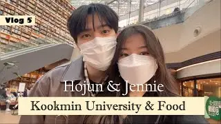 We Went To Kookmin University Just To Eat | Casual Vlog, Dating around in Seoul [SUBBED]