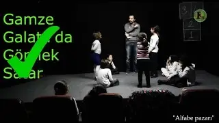Drama Oyunları(Theatre Game) -alfabe pazarı-( alphabet bazaar)