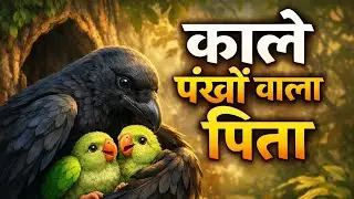 काले पंखों वाला पिता 🐦‍⬛ एक ऐसी कहानी जो रुला देगी 😢#trending #hindi#cartoon #viral #viralvideo 