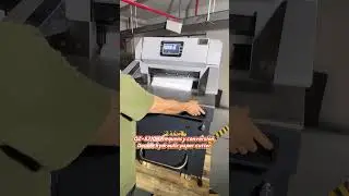 QZ-5310H frenquecy convistion double hydraulic paper cutting machine #papercutter  #guillotine