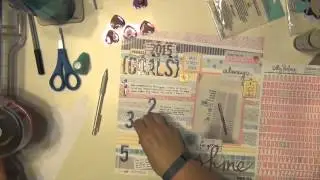 Scrapbooking Process 072: 2015 Goals (Dec Hip Kit)