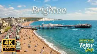 Brighton UK Tour in 4K: Palace Pier, The Lanes, and Royal Pavilion