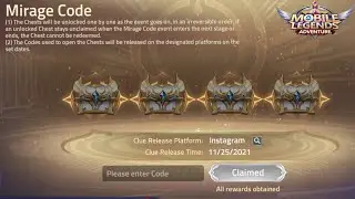 Final Mirage Code 25/11/2021 , New Redeem CD-Key , Super Sale Shopping Spree