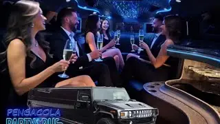 Black Luxury Hummer Limousine 
