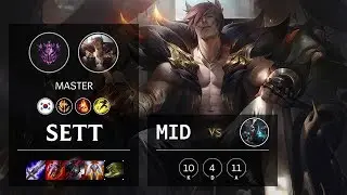 Sett Mid vs Ekko - KR Master Patch 10.6