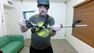 ProTube VR rifle stock setup for an optimal fit across multiple games/guns, valid for Rift and Vive