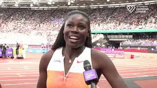 Rhasidat Adeleke Takes 4th In London Diamond League 200m [Interview]