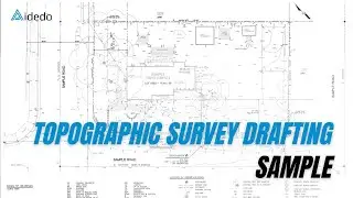 TOPOGRAPHIC SURVEY DRAFTING SAMPLE