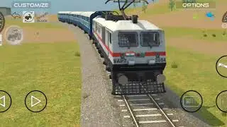 Indian tractor and tren driving। tractor wala game। mobile game play।