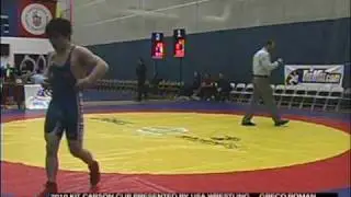60kg: Joe Warren (USA) vs. Sheng (China)