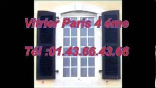 Vitrier Paris 4 eme T&eacute;l :01.43.66.43.66