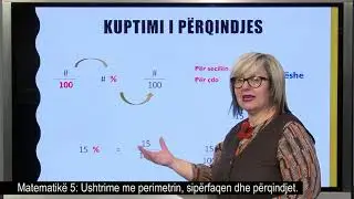 Matematikë 5 - Ushtrime me perimetrin, sipërfaqen dhe përqindjet